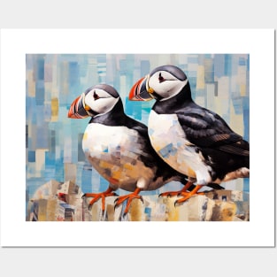 Puffin Animal Bird Art Decor Paint Posters and Art